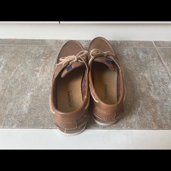 Men’s Size 10 brown Sonoma boat shoes - Picture 3 of 4
